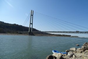 Chisapani bridge Karnali river Far West Nepal