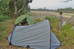 camping jungle Bardia National Park