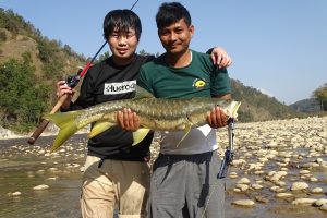 Golden Mahseer fishing Bardia National Park