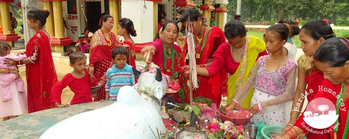 Teej temple offers Bardia